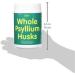 Whole Psyllium Husks Powder - High Fiber Food Supplement (300g) - Buy Online on GoSupps.com