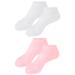 Minkissy 2 Pairs Exfoliating Moisturizing Socks Calluses Sebs Socks Pumps High Heels for Women Heal Socks Women Socks Moisturizing Foot Socks Chunky Heels Women's Protection