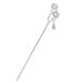 HangErFeng Hair Stick Silver Bell Orchid Flower Hairpin Chinese Costume Antique Hair Decoration 607