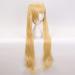 Buy 100Cm Kaho Hinata Blonde Cosplay Wig - Long Wavy Ponytails - Heat-Resistant Fiber Wigs with Cap for Women - Buy Online on GoSupps.com