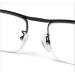 Buy Rapping Glasses | Half Frame Multifocal Black Reading Glasses for Men & Women - Anti-Blue Light +1.00 +1.50 +2.50 Diopters Available - Buy Online on GoSupps.com