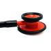 Waterproof Red & Black Matte Stethoscope for Doctors Students & Clinicians Reliable & Stylish Medical Equipment - Buy Online on GoSupps.com