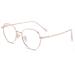 Riccie reading glasses women anti-blue light Aspherical resin lentils pure titanium fashion round frame glasses dioptria +1.0 to +3.0.02 +1.5 +1.5 02