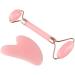 Shop Pink Jade Roller & Gua Sha Set - Natural Facial Tools for Skin Care | Ideal for Men & Women - Buy Online on GoSupps.com