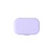 Reusable plastic contact lens container cute travel contact container portable contact lens container cartoon plastic contact lens box holder protective container (purple)