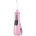 KouRy Water Flosser Cordless 200ML Water Tank Dental Oral Irrigator with 3 Modes IPX7 Waterproof Multifunction Portable and Rechargeable Teeth Cleaner for Travel Home Braces (Color : Pink)