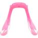 Celika replacement nose broken glass accessories 2 pieces of pink silicone plug-in/screw-and-glass-nose padding children U-shaped plastic glasses transparent nasal cushion arm