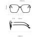 Buy Square Oversized Anti-Glare Blue Light Blocking Reading Glasses +3.50 - Classic Flat Light Mirror - Buy Online on GoSupps.com