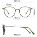 Stylish Round Reading Glasses | Anti Blue Light Eyewear | Computer Readers +1.00 C3 - Reduce Eye Strain - Buy Online on GoSupps.com
