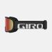 Giro Cruz Ski & Snowboard Goggles - Anti-Fog, OTG Black Wordmark Amber Scarlet - Buy Online on GoSupps.com