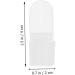Housoutil 60 Pcs Nail Case French Nail Polish Nail Varnish Shield Nail Polish Covers Nail Polish Protector Prevent Scratches Nail Cover Manicure Polish Para U as Manicure Tools White Plastic 4x2cmx2pcs Whitex2pcs - Buy Online on GoSupps.com