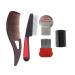 Lot de 5 peignes poux peignes dents en acier inoxydable peigne cheveux double face en plastique pour enfants et adultes traitement de la t te anti-puces poux pellicules et poils
