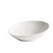 Salad Bowls Mixing Bowls Oblique Mouth Salad Bowl Vegetable and Fruit Plate Home Kitchen White Ceramic Salad Bowl Dessert Bowl Salad Bowl Pasta Bowls(Large) (A2pc Small)
