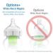 Dr. Brown's Options+ Wide-Neck Pink Print Bottles 5oz - 4 Pack - Natural Flow Technology - Buy Online on GoSupps.com