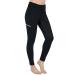 SPOEAR Horse Riding Pants Equestrian Girls Full Seat Silicone Breeches Kids Pull-On Horseback Riding Tights Pockets Black Large