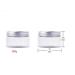 Empty PET Cosmetic Containers with Aluminum Caps 50g/100g/150g Perfect for Creams Lotions & Makeup - Pack of 6 - Buy Online on GoSupps.com