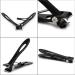 Nail Clippers Set 16mm Wide Large Jaw Opening with Nail File for Thick Nail Stainless Steel Black Fingernail and Toenail Nipper Cutter Podiatry Trimmer Pedicure Manicure Kit - Buy Online on GoSupps.com