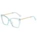 Zhuyiqz anti-blue light glasses computer reader tiredness alleviate large reading glasses HD flat light lights for women/men (color: blue size: +250) +250 blue