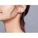 Earrings for Women 1 Piece Sterling Silver Flying Swallow Ear Clip with Chain Earrings for Women Party Girl Elegant Jewelry - Buy Online on GoSupps.com