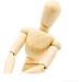 8 Inch Wooden Manikin Flexible Body Human Figure Puppet Model for Drawing & Painting | Home Office Desk Decoration | Sketching Supplies & Gift - Buy Online on GoSupps.com