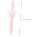 Gatuida 12 Pcs Pink Toothbrush Set with Suction Cup Bristles for Newborns - Soft & Safe for Baby's First Teeth - Buy Online on GoSupps.com
