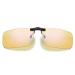 Tophomer clip blue light filter protection yellow/clear anti-blue light glasses PC Mobile TV gaming glasses anti-fatigue glasses on PC screens 1 piece yellow