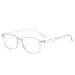 Iynwbjts finished myopia tr90 non -deformable myopie groove blue film myopies mirror 806 flat mirror for women 2.50 transparent powder frame c3