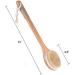 Chikoni Dry Bath Body Brush Back Scrubber with Long Wooden Handle - 100% Natural Bristles for Exfoliation, Detox, Cellulite, and Blood Circulation - Health-Boosting Body Massager - Buy Online on GoSupps.com