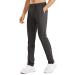 CRZ YOGA Men's Stretch Golf Pants - 31"/33"/35" Slim Fit Stretch Waterproof Outdoor Thick Golf Work Pant with Pockets 34W x 33L Ink Gray