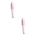 Baluue 2pcs Fully Automatic Hair Curling Iron Straightener Hair Crimper Hair Tool Curler Pink Abs 32.50X5.50X5.50CMx2pcs Pinkx2pcs