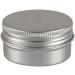 Zeoabsy 10-Pack 30ml Round Silver Aluminum Tins with Screw Lid | Ideal for Cosmetics Candles & Ointments | Includes 5 Spatulas & 1 Etiquette Label - Buy Online on GoSupps.com