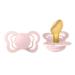 BIBS Pacifiers - Couture Collection | BPA-Free Baby Pacifier | Made in Denmark | Set of 2 Blossom Color Premium Soothers | Size 6-18 Months