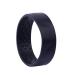 JSZWGC silicone foldable elastic hair band women-girl-magic ponytail holder Stretch-Haar-bar-horses-horny headband Seil (color: black)