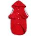 Petleso Fleece Dog Sweater & Coat for Large Dogs - Warm Red Hoodie Easy On/Off | Size 4XL - Buy Online on GoSupps.com