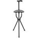 SilteD Unisex Foldable Crutch Multifunctional Lightweight Folding Aluminum Cane with Seat 3 Legs Handle Cane Walking Stick for Trade Fair Shows Traveling Resting Crutches - Buy Online on GoSupps.com
