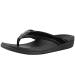 MEGNYA Orthotic Flip Flops For Women Plantar Fasciitis Sandals For Flat Feet with Arch Support Thong Style Flip Flops Sandals for Comfortable Walk 8 W8-pu-black
