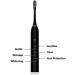 Buy Sonic Electric Toothbrush - USB Charging IPX7 Waterproof 60 Days Battery Life - International Shipping - Buy Online on GoSupps.com