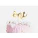 Schnooridoo Gold Cake Topper - Elegant Cake Decoration for Weddings & Birthdays - Premium eCommerce International Shipping - Buy Online on GoSupps.com