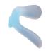 Celika replacement nose broken glass accessories 2 pieces of blue plug-in/screw-glass-nose padding-substance-shaped-shaped plastic glass-transparent silicone-nose padding arm