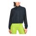 altiland Women's Athletic Running Yoga Gym Track Zip Up Cropped Jackets UPF 50+ Sun Protection Long Sleeve Workout Shirts Black Medium