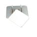Professional 1PC Nail Art Palette Ring - Stainless Steel Color Mixing Palette for DIY Nail Designs | Handsfree Rectangle Makeup Tool - Buy Online on GoSupps.com