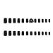 Chtom Black Butterfly Festival False Nail Armor Stickers - 24pcs - International Shipping Available - Buy Online on GoSupps.com