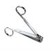Stainless Steel EZ Grip Nail Clipper Set for Men and Women - 2 Pack (Large and Small) - Scissor Grip, Sharp Blades - Silver - Buy Online on GoSupps.com