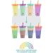 Color Changing Tumbler & Straw Set - Reusable (Solid) | Eco-Friendly Drinkware - Buy Online on GoSupps.com