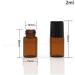 12Pcs 2ml Essential Oils Roller Bottles Mini Empty Roll-on Bottles with Stainless Steel Roller Balls and Black Cap Cosmetic Makeup Storage Vials For Fragrance Perfume Aromatherapy - Buy Online on GoSupps.com