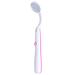 Heallily dental mouth mirror with light oral mirror teeth inspection led mirror inspection mirror curve angle dentist oral care tool dentist home use tools (purple) violet