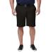 Haggar Men's Cool 18 Straight Fit Flat Front Shorts 32 Black Classic