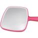 Handheld Makeup Mirror - Large 6.9 Inch Square Hand Mirror in Red - Buy Online on GoSupps.com