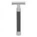 Edwin Jagger Double Edged Safety Razor (Long Handle - 93mm (3.7") Gray)