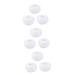 Cabilock 9 STK toothbrush holder Creative toothbrush base mini toothbrush stand lovers white accessories round whitex3stk mediumx3pcs
